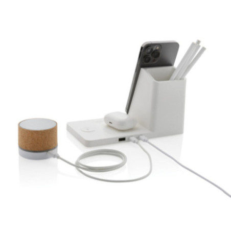 Chargeur à induction personnalisable 15W Ontario 3 en 1 
