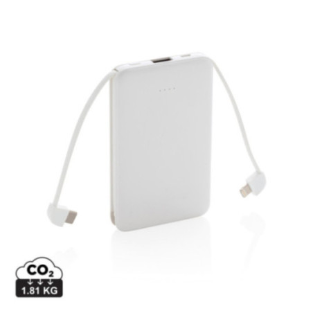 Batterie de secours personnalisable 5000 mAh Elektry 