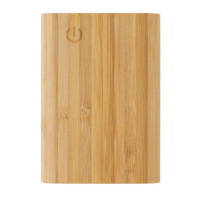 Powerbank personnalisée 5000 mAh en bambou 