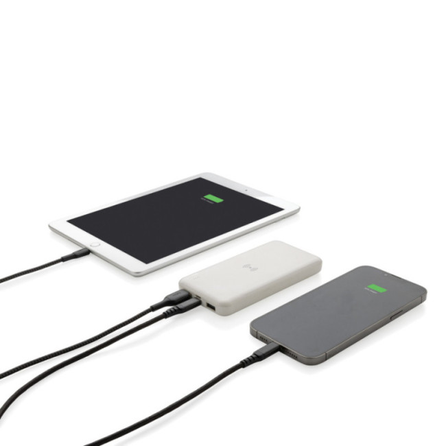 Powerbank personnalisée 8000 mAh avec induction 