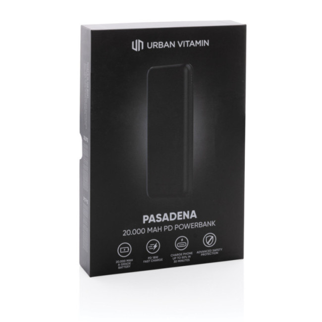 Powerbank personnalisée 20.000 mAh Urban Vitamin Pasadena 