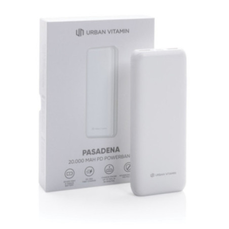 Powerbank personnalisée 20.000 mAh Urban Vitamin Pasadena 