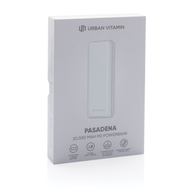 Powerbank personnalisée 20.000 mAh Urban Vitamin Pasadena 