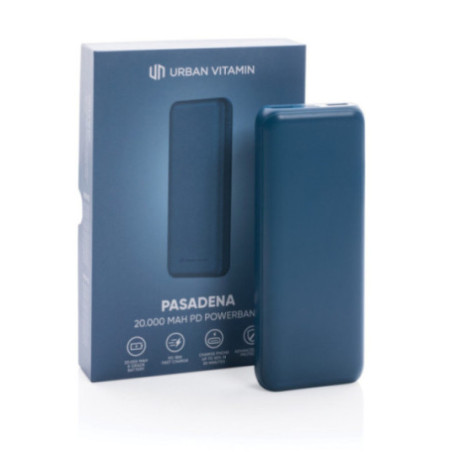 Powerbank personnalisée 20.000 mAh Urban Vitamin Pasadena 