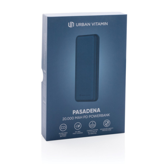 Powerbank personnalisée 20.000 mAh Urban Vitamin Pasadena 