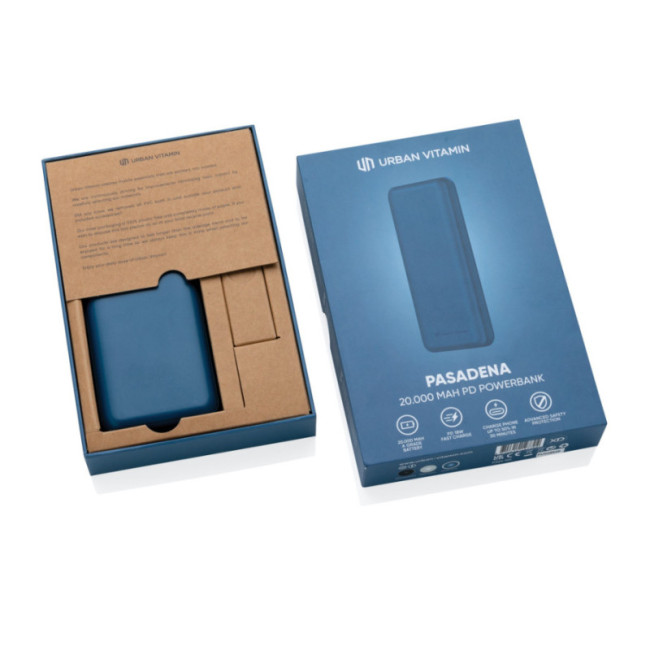 Powerbank personnalisée 20.000 mAh Urban Vitamin Pasadena 