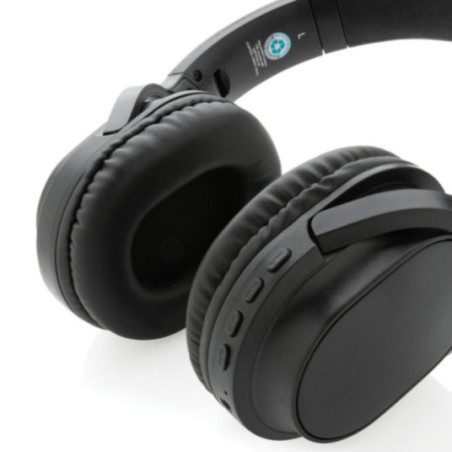 Casque sans fil personnalisable en plastique recyclé RCS Elite 
