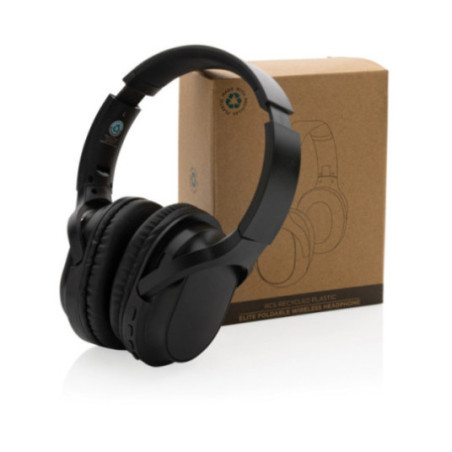 Casque sans fil personnalisable en plastique recyclé RCS Elite 