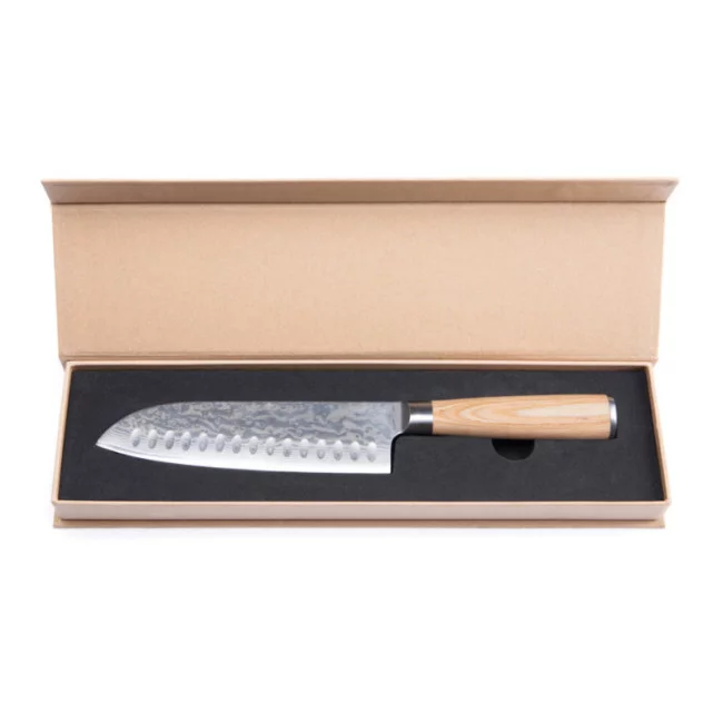 Couteau Santoku Personnalisé VINGA Hattasan Damascus 