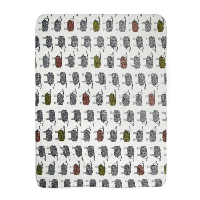 Plaid personnalisé en sherpa rPET VINGA Sheep 