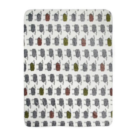 Plaid personnalisé en sherpa rPET VINGA Sheep 