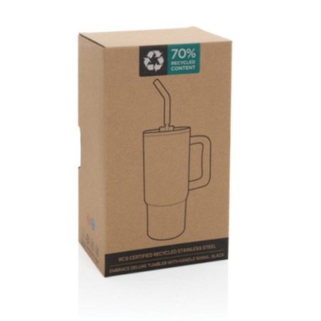 Mug personnalisé 900ml en inox recyclé Embrace 