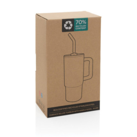 Mug personnalisé 900ml en inox recyclé Embrace 