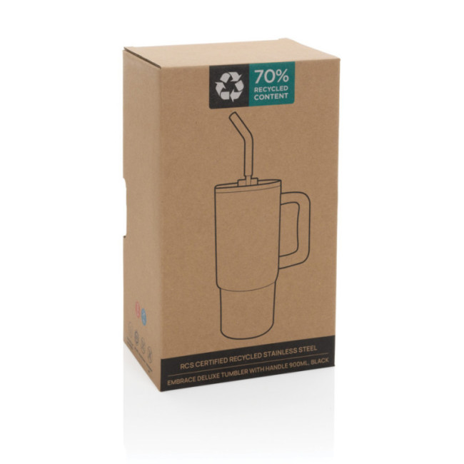 Mug personnalisé 900ml en inox recyclé Embrace 