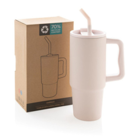 Mug personnalisé 900ml en inox recyclé Embrace 