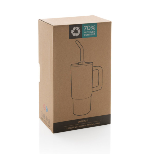 Mug personnalisé 900ml en inox recyclé Embrace 