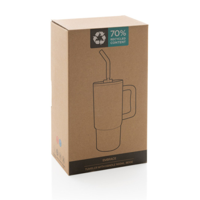 Mug personnalisé 900ml en inox recyclé Embrace 