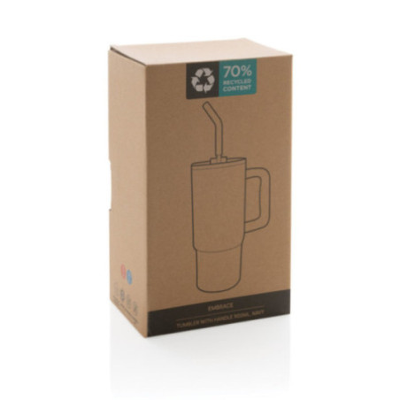 Mug personnalisé 900ml en inox recyclé Embrace 