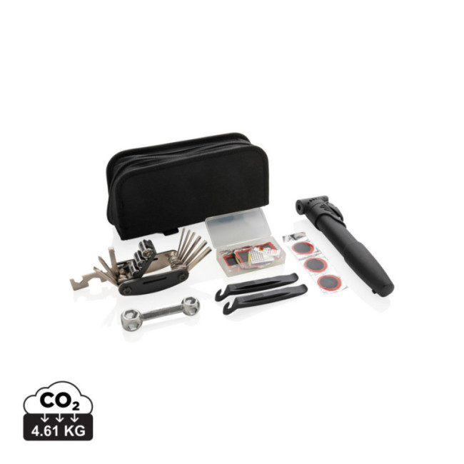 Kit de réparation vélo personnalisé 17 pièces 