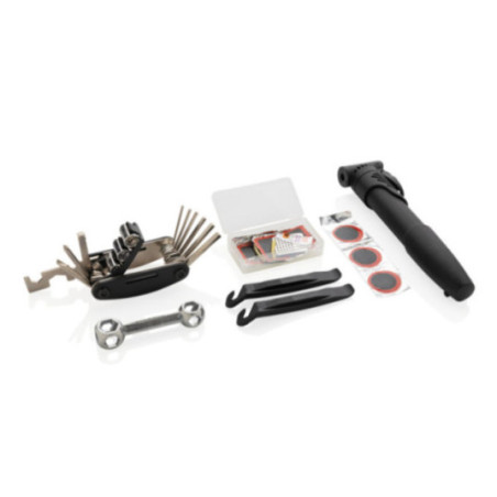 Kit de réparation vélo personnalisé 17 pièces 