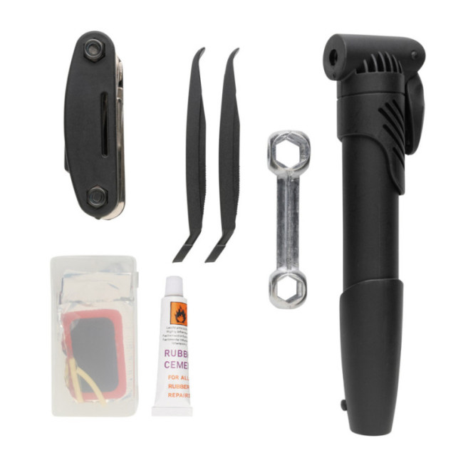 Kit de réparation vélo personnalisé 17 pièces 
