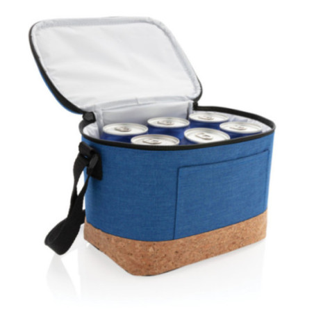 Sac isotherme publicitaire double ton & finition liège 
