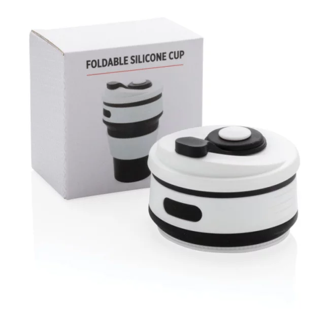Gobelet pliable publicitaire en silicone 