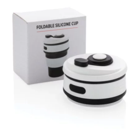 Gobelet pliable publicitaire en silicone 