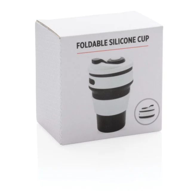 Gobelet pliable publicitaire en silicone 