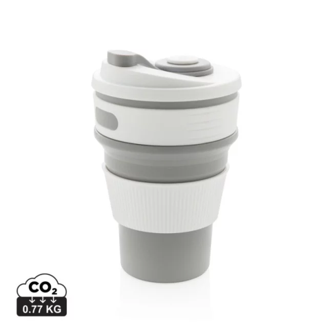 Gobelet pliable publicitaire en silicone 