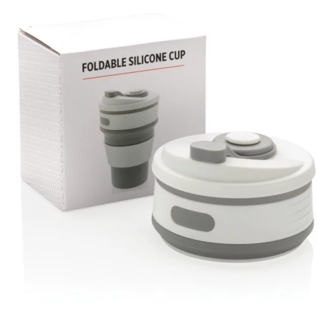 Gobelet pliable publicitaire en silicone 