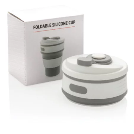Gobelet pliable publicitaire en silicone 