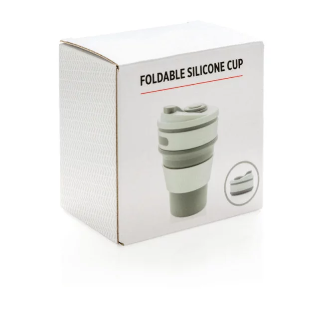 Gobelet pliable publicitaire en silicone 