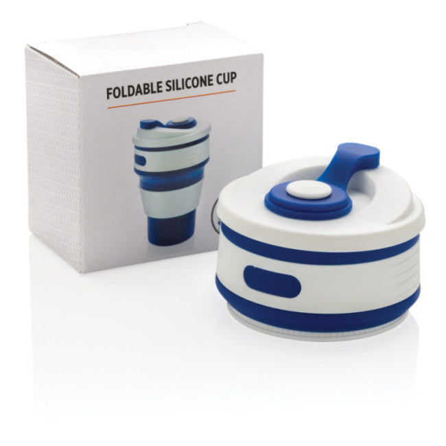 Gobelet pliable publicitaire en silicone 