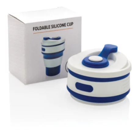 Gobelet pliable publicitaire en silicone 