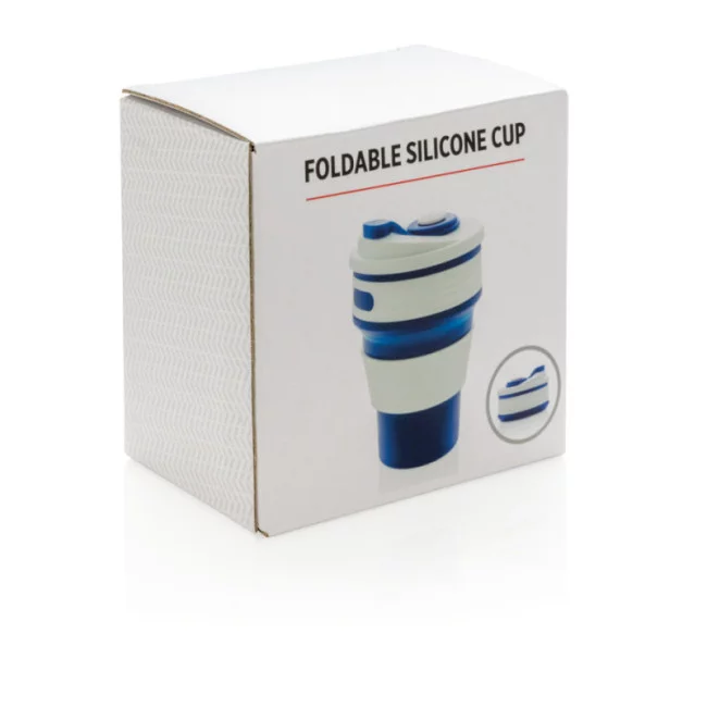 Gobelet pliable publicitaire en silicone 