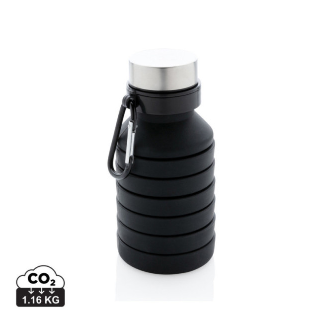 Gourde pliable personnalisée en silicone 550 ml 