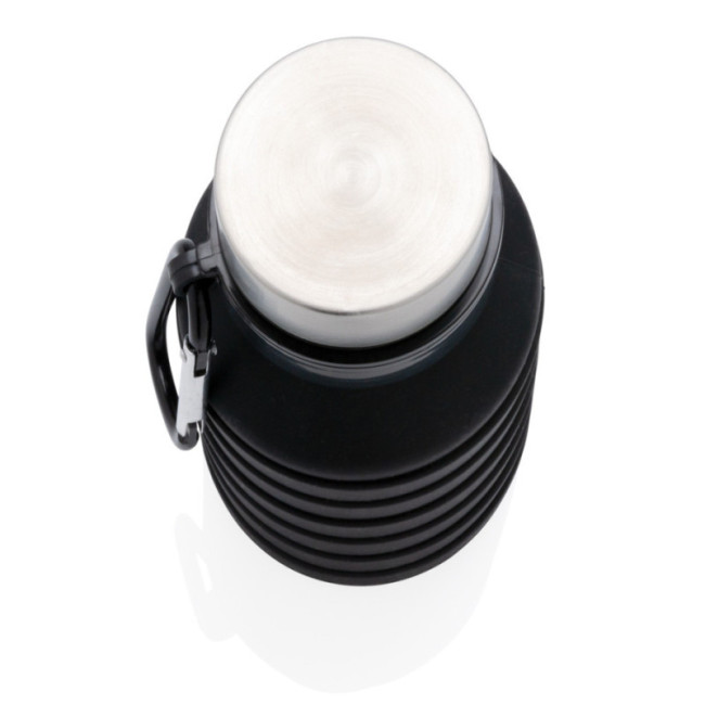 Gourde pliable personnalisée en silicone 550 ml 