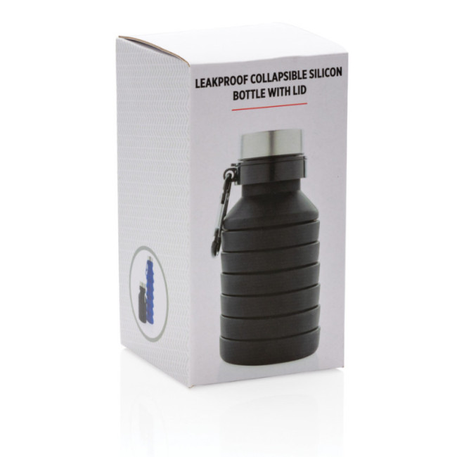 Gourde pliable personnalisée en silicone 550 ml 