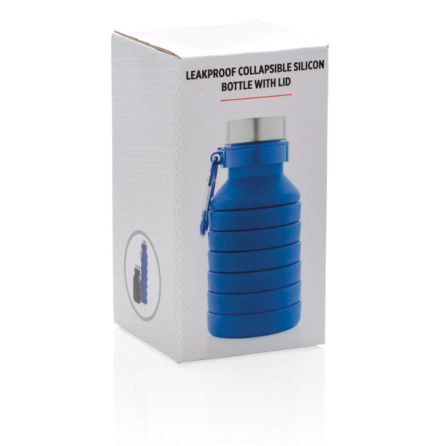 Gourde pliable personnalisée en silicone 550 ml 