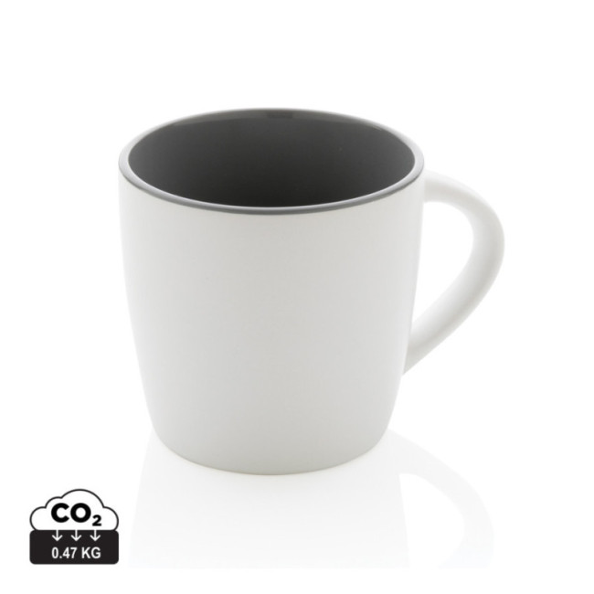 Mug publicitaire en céramique et intérieur coloré 300 ml 