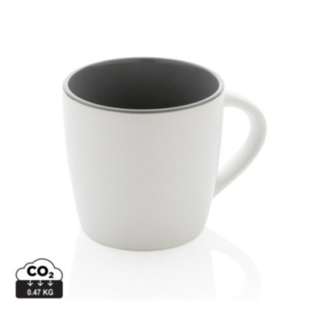 Mug publicitaire en céramique et intérieur coloré 300 ml 