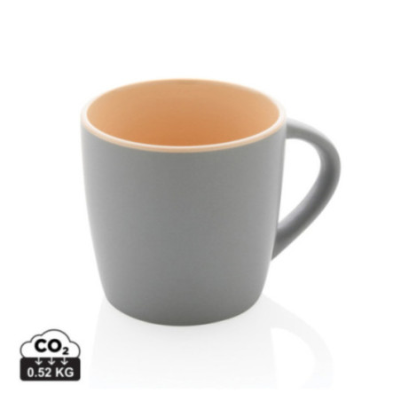 Mug publicitaire en céramique et intérieur coloré 300 ml 