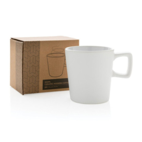 Mug personnalisé en céramique design moderne 300 ml 