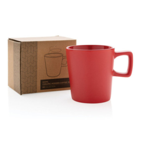 Mug personnalisé en céramique design moderne 300 ml 