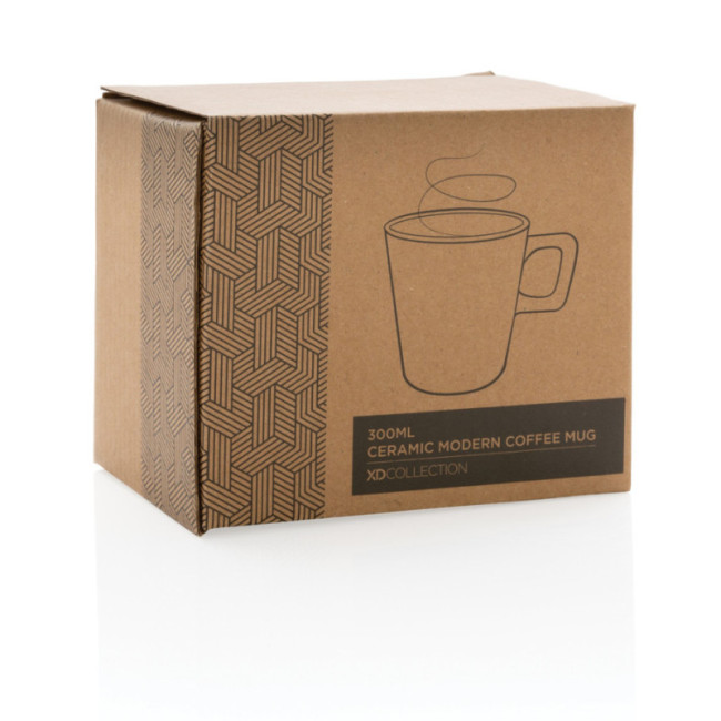 Mug personnalisé en céramique design moderne 300 ml 