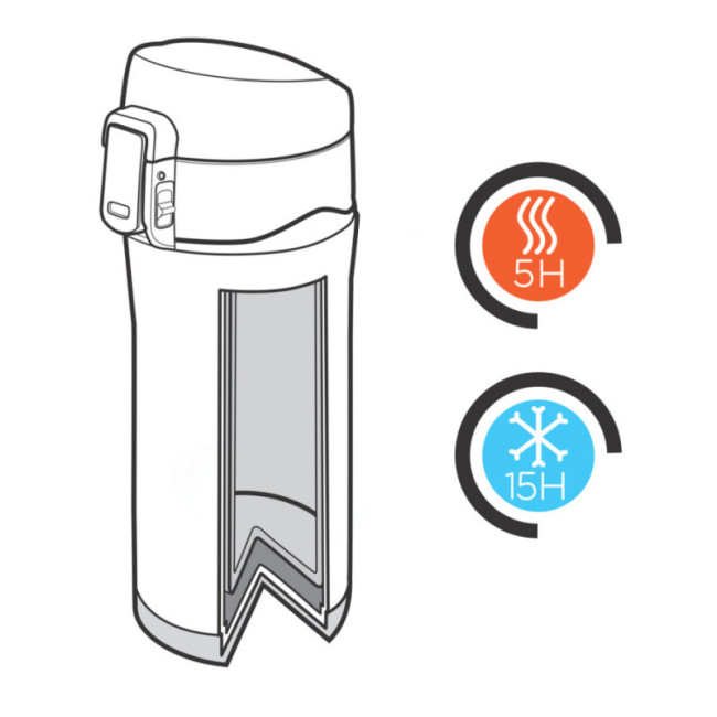 Gobelet personnalisé à fermeture facile 300ml 