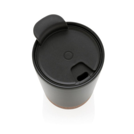 Tasse à café isotherme liège et acier recyclé 300 ml 