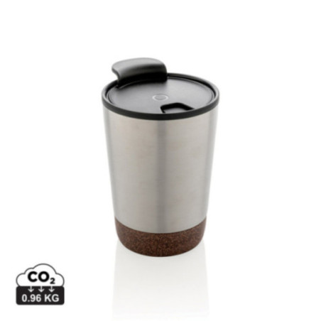 Tasse à café isotherme liège et acier recyclé 300 ml 
