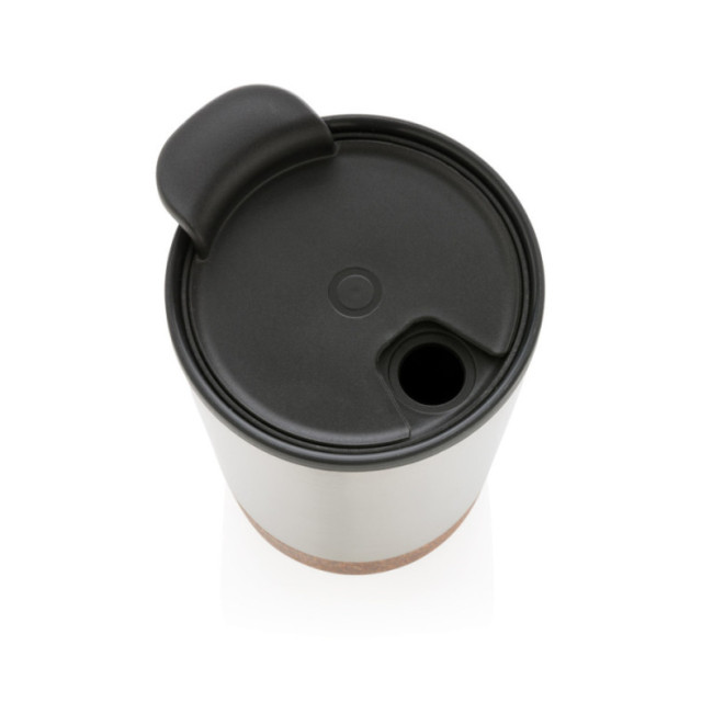 Tasse à café isotherme liège et acier recyclé 300 ml 